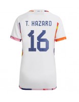 Belgie Thorgan Hazard #16 Venkovní Dres pro Dámské MS 2022 Krátký Rukáv